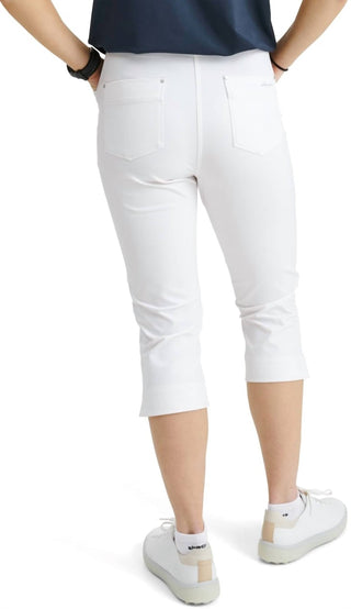 Abacus Sportswear Us - Elite High Waist 4-ways Stretch Golf Capri Pants