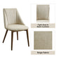 Willene Polished Microfiber Side Chair (Set of 2) - Beige
