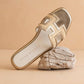 Oasis Society - Women Nina H Cutout Raffia Slide