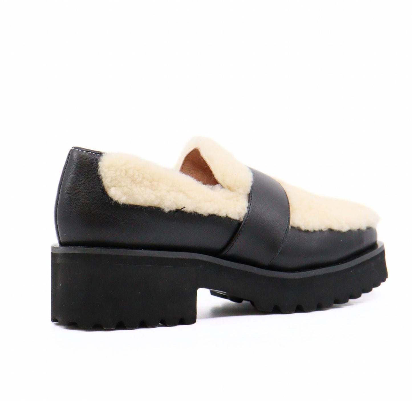 All Black - Women's Sherpa Loafer