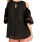 Umgee - Floral Embroidered Peasant Top