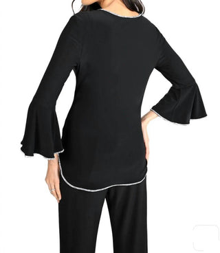 Frank Lyman - Blusa Bell com manga três quartos