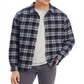 Camisa xadrez de flanela Carsten da Norse Projects cinza