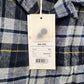 Camisa xadrez de flanela Carsten da Norse Projects cinza