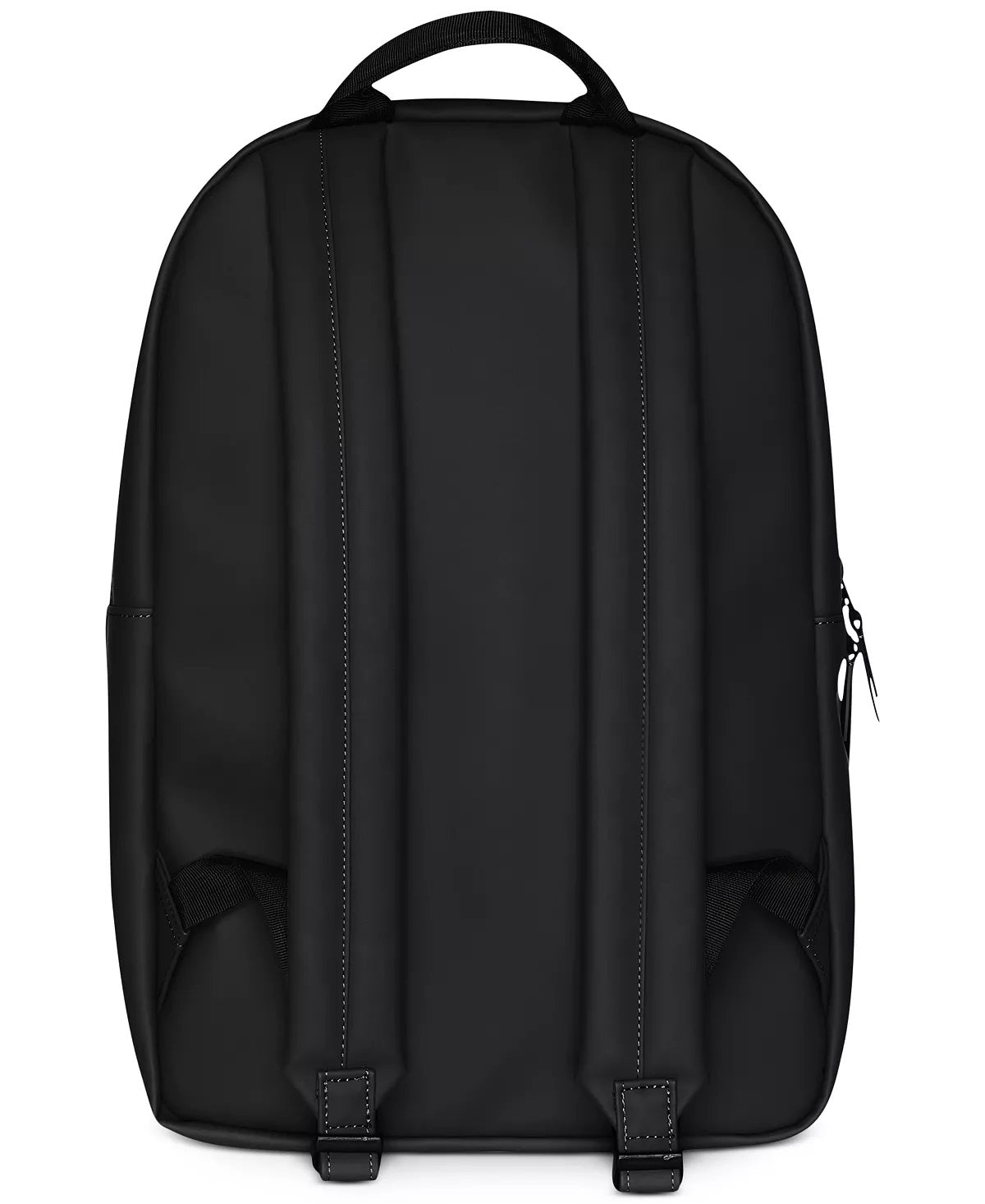 Bolsa de campo Rains masculina com zíper, preta, tamanho regular