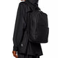 Bolsa de campo Rains masculina com zíper, preta, tamanho regular