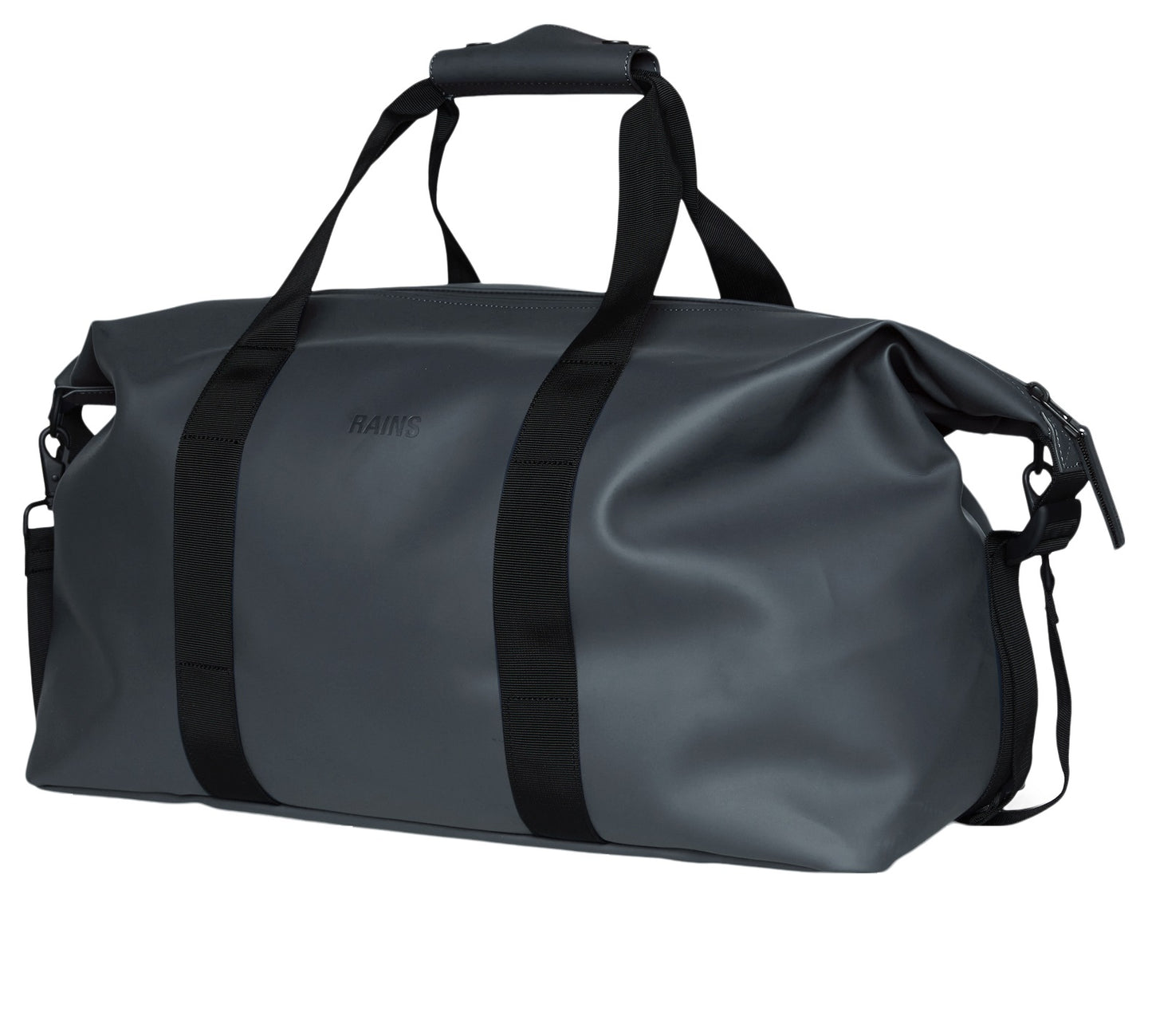 Bolsa de viagem Rains para fim de semana masculina, cinza, tamanho regular