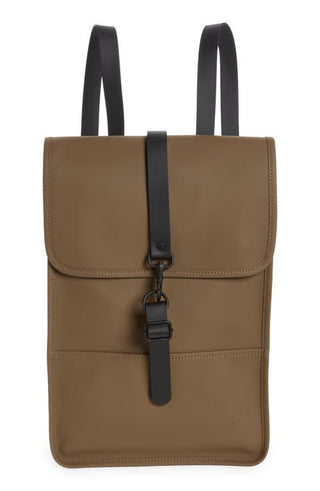 Mochila Rains Mini Flap Masculina Marrom Tamanho Único