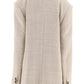 Blazer feminino Rosettan texturizado de algodão misto, tamanho 10, da BY MALENE BIRGER