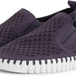 Tênis Tulip Slip-On Azul Marinho Tamanho 10 EUA Ilse Jacobsen