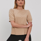 Camiseta feminina VERO MODA marrom tamanho pequeno
