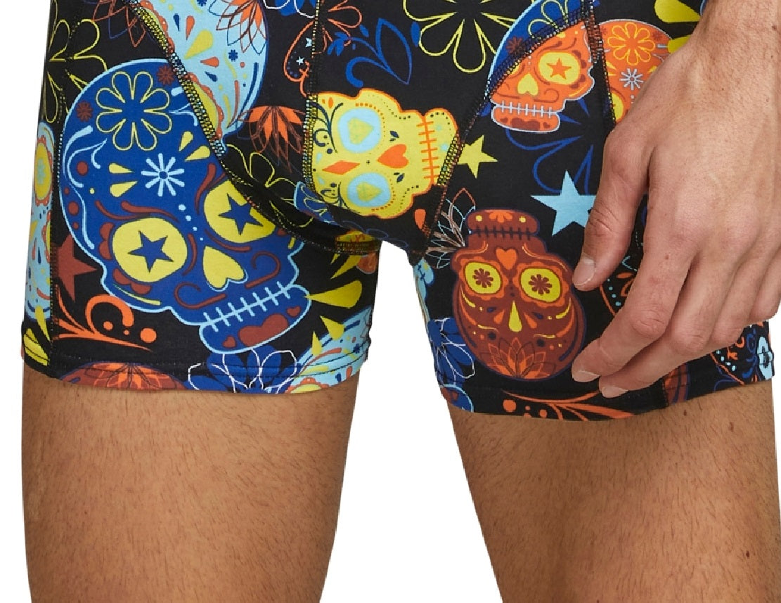 Jack &amp; Jones Shorts Masculinos Estampados com Elástico, Pacote com 3, Preto, Tamanho X-G