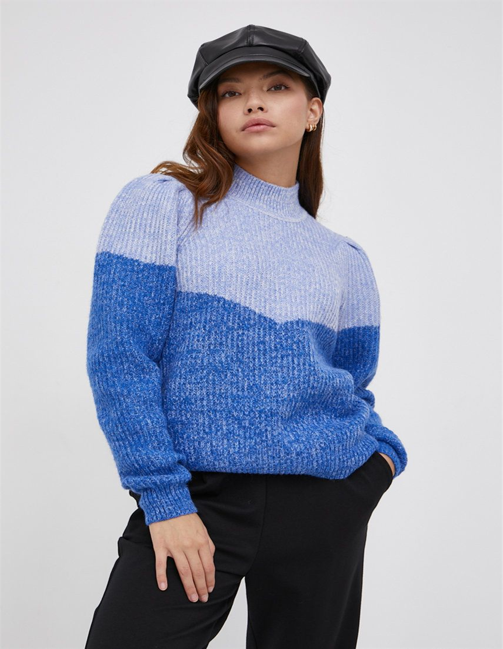 VERO MODA Suéter Lessa Feminino Azul