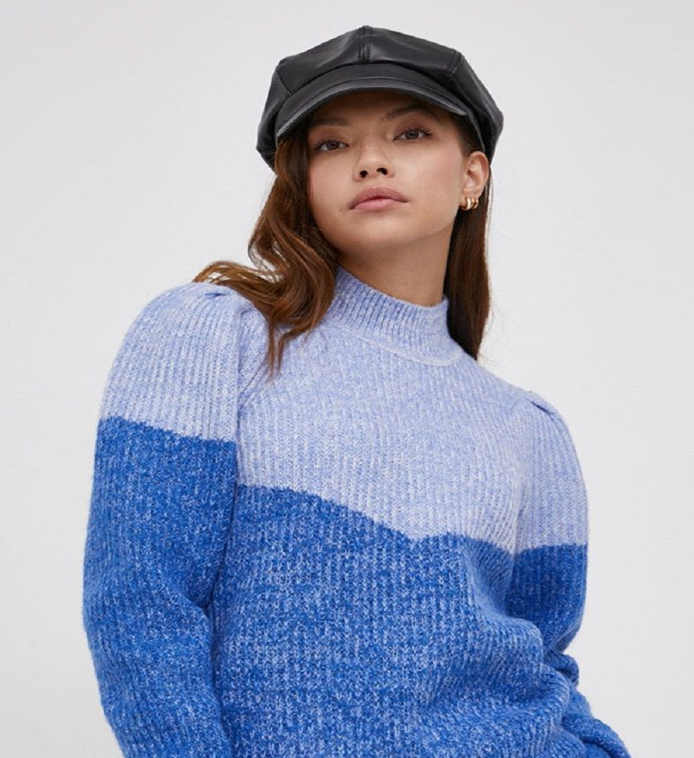 VERO MODA Suéter Lessa Feminino Azul