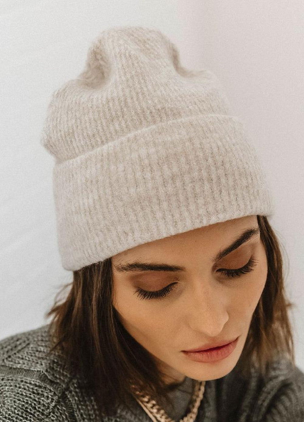 Gorro canelado Zooey feminino VERO MODA verde tamanho único