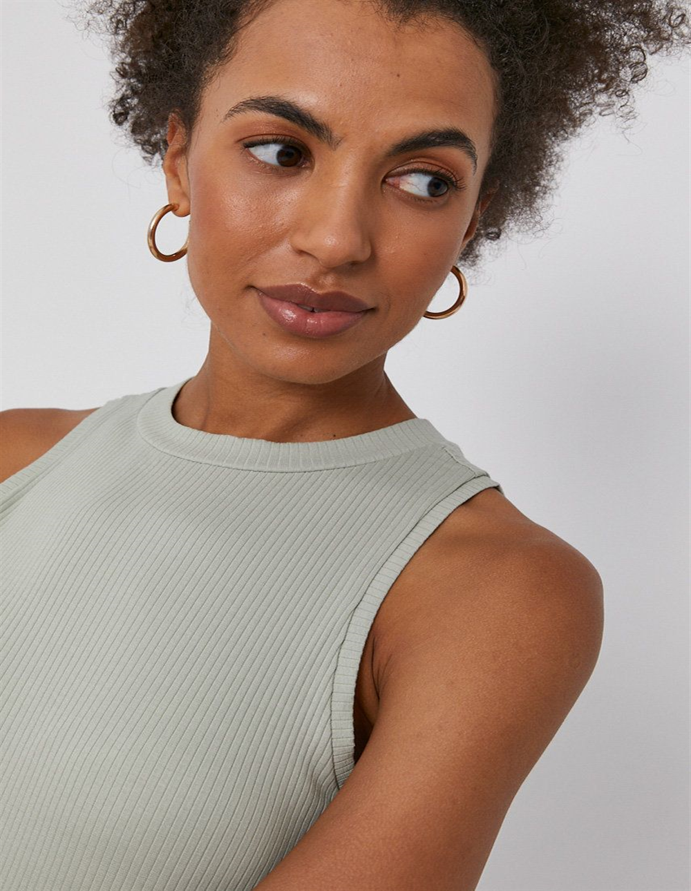 VERO MODA Top Feminino Cinza Tamanho Médio