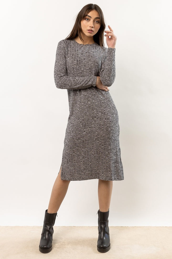 Vestido Reef MIDI Feminino VERO MODA Cinza
