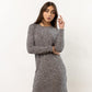 Vestido Reef MIDI Feminino VERO MODA Cinza