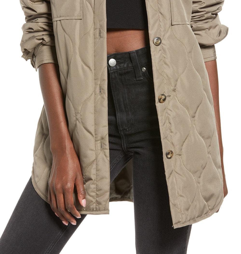 Jaqueta feminina VERO MODA entre estações cinza tamanho X-G