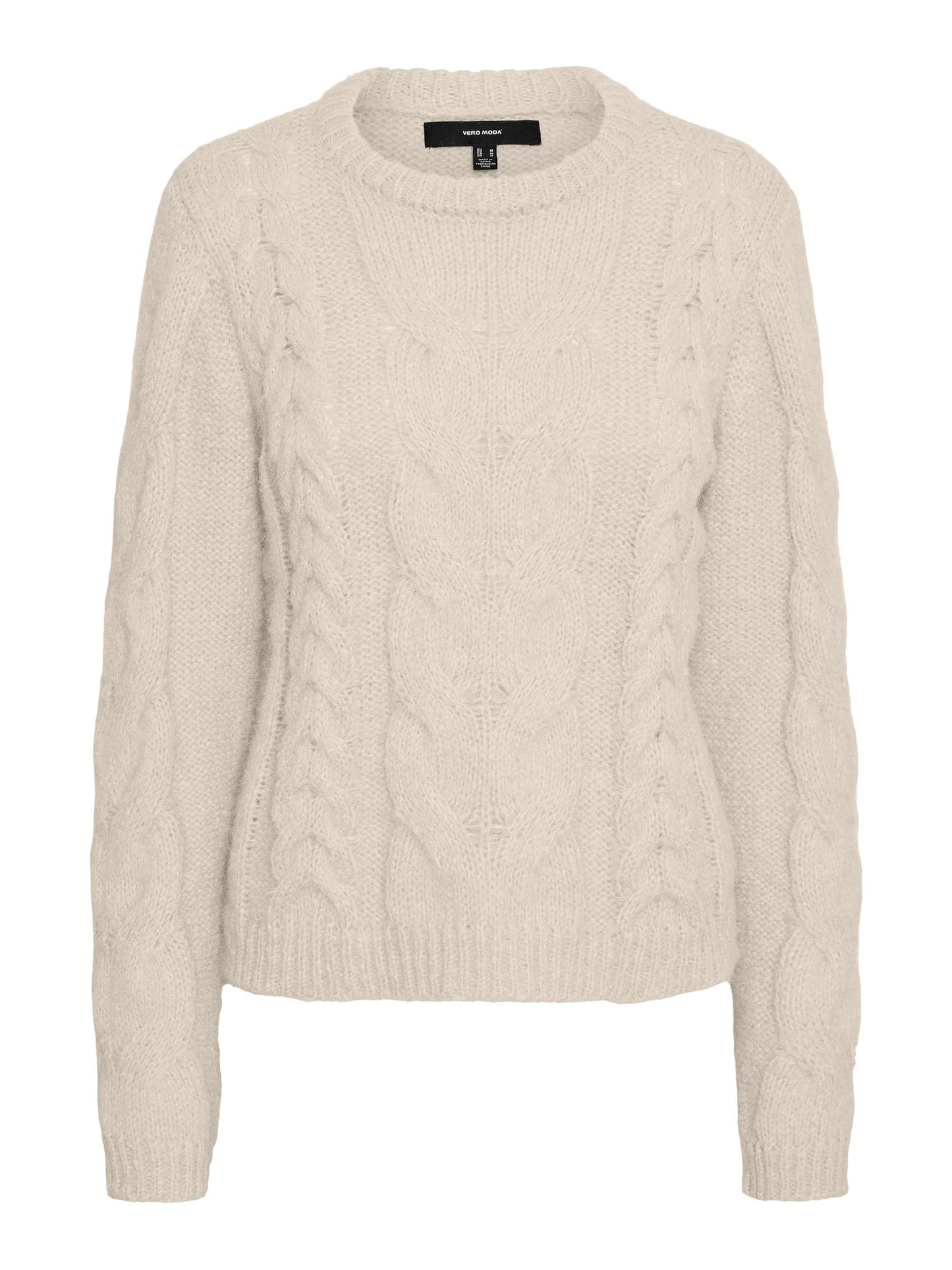 VERO MODA Suéter Feminino Marrom