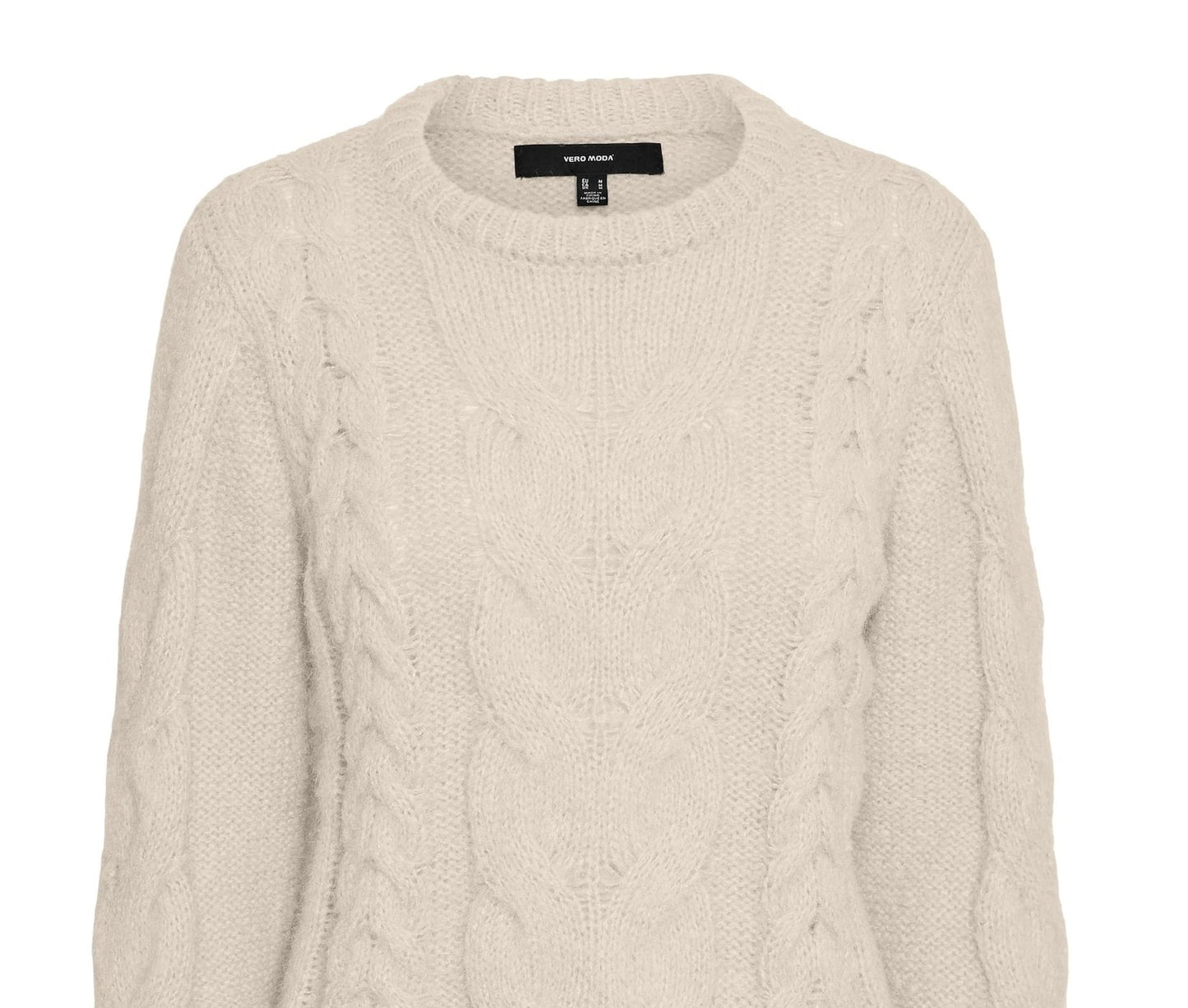 VERO MODA Suéter Feminino Marrom