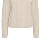 VERO MODA Suéter Feminino Marrom