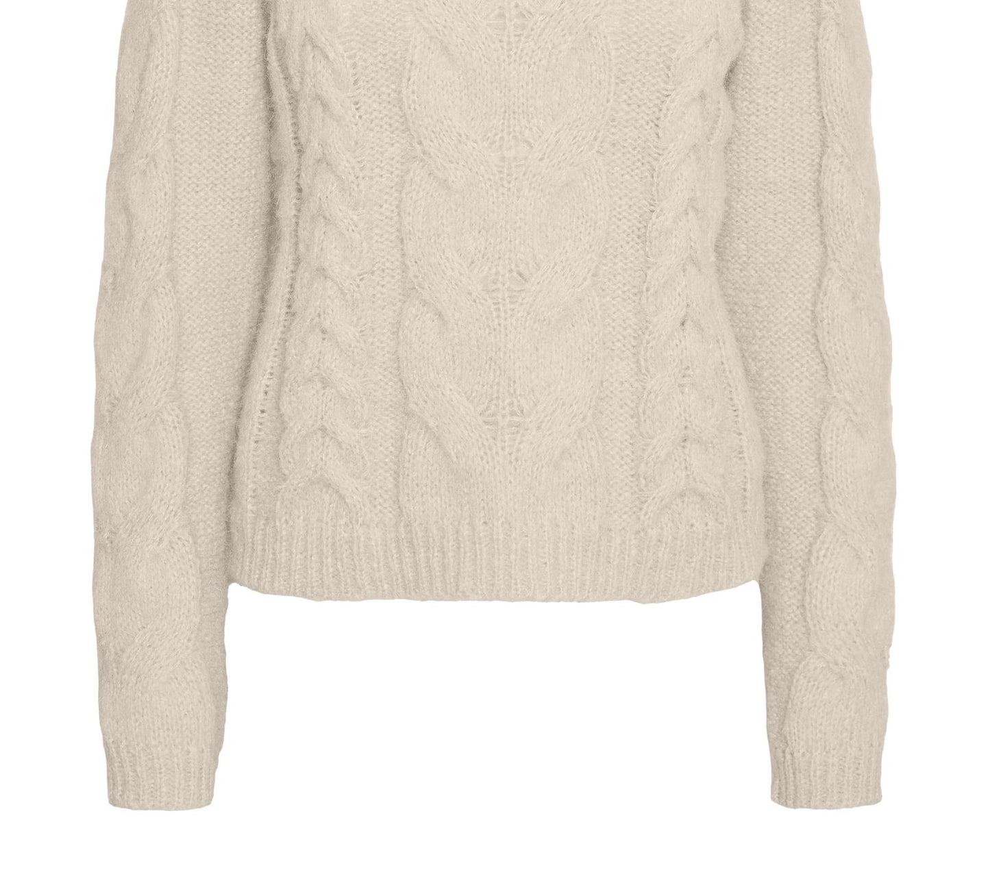 VERO MODA Suéter Feminino Marrom