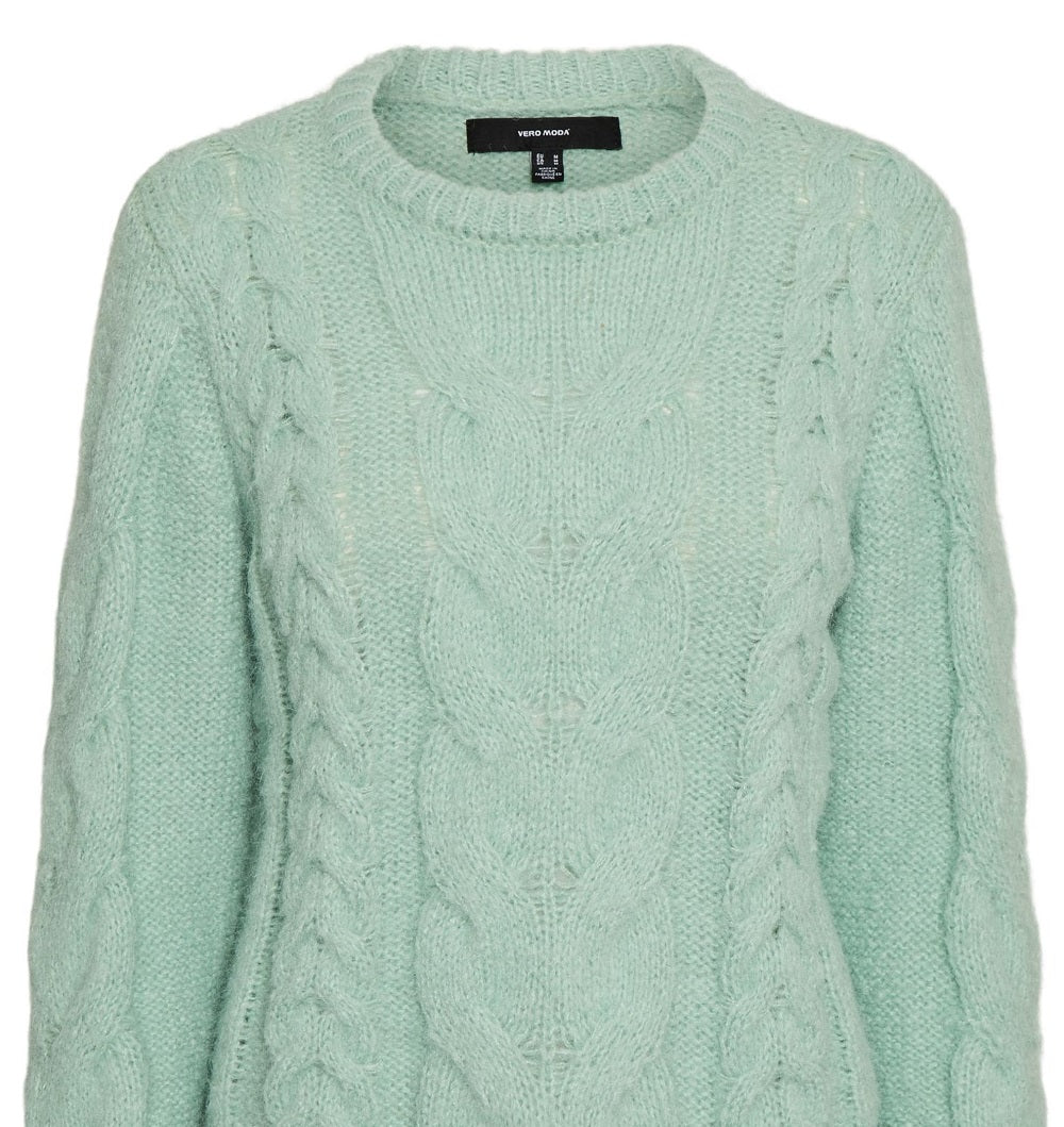 VERO MODA Suéter Feminino Verde Tamanho X-Grande