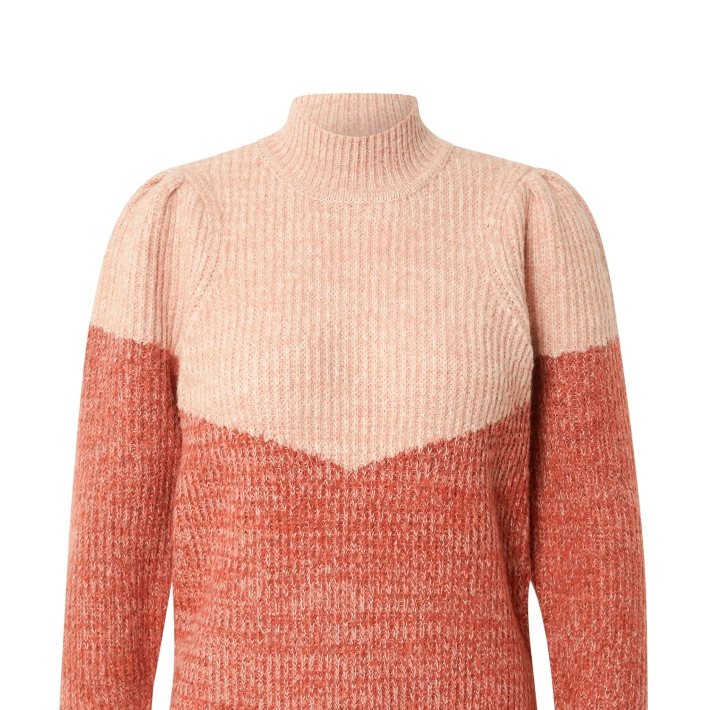 VERO MODA Pulôver de malha Lessa feminino marrom tamanho médio