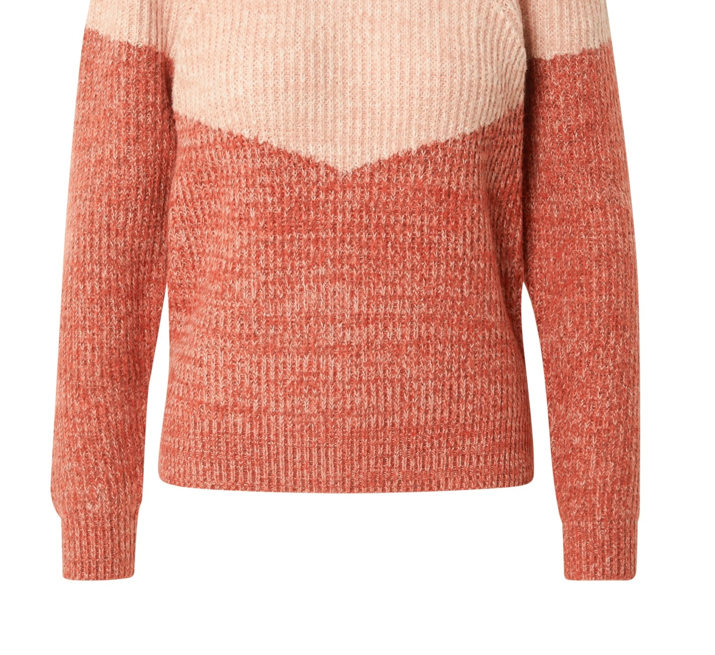 VERO MODA Pulôver de malha Lessa feminino marrom tamanho médio