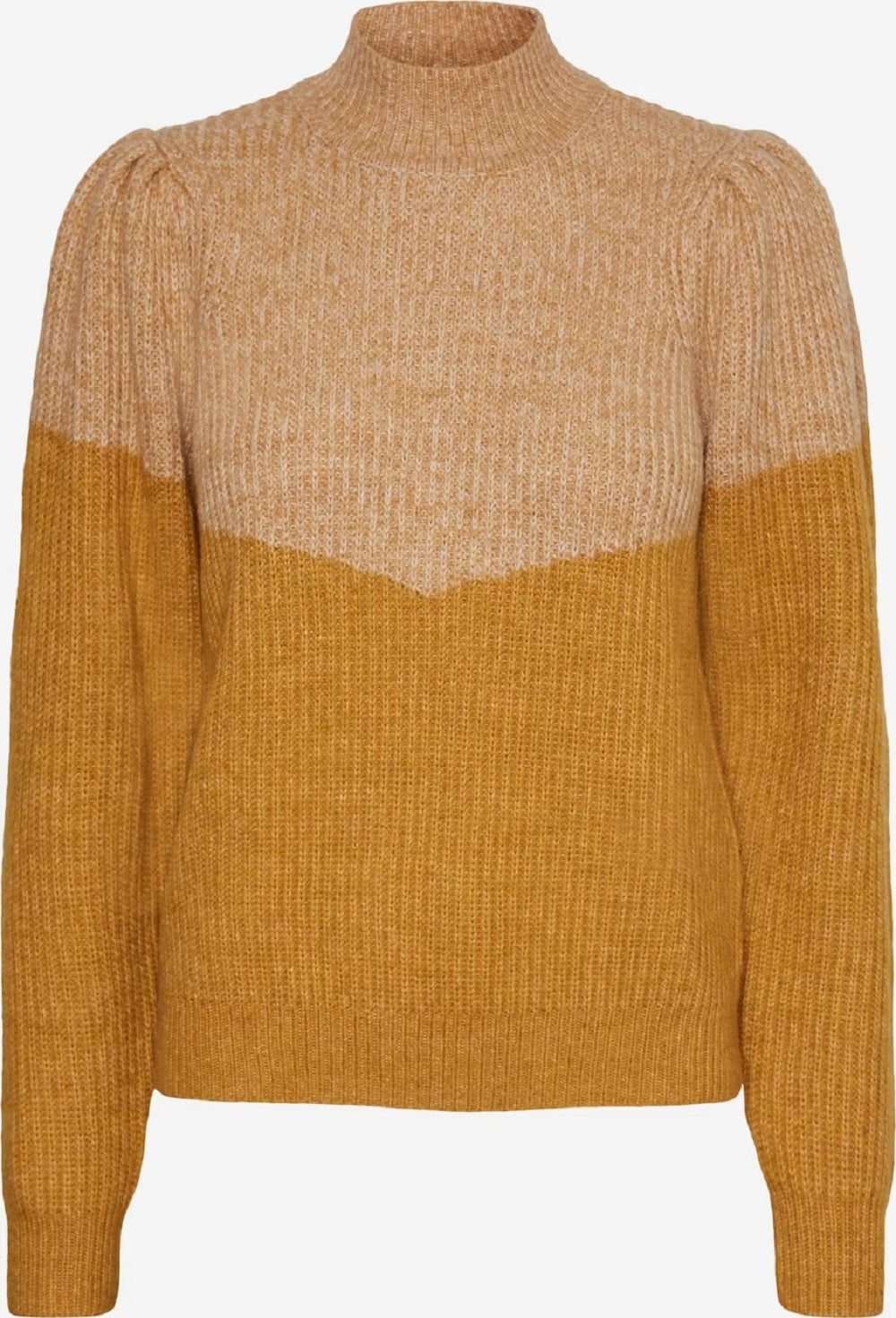 VERO MODA Suéter Feminino Marrom