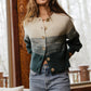 Cardigan de malha Delaine feminino VERO MODA, verde, tamanho pequeno