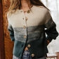Cardigan de malha Delaine feminino VERO MODA, verde, tamanho pequeno