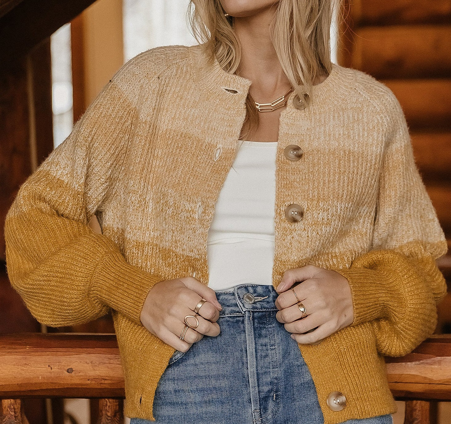 Cardigan de malha Delaine feminino VERO MODA, amarelo, tamanho X-G