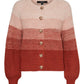 Cardigan feminino de malha VERO MODA rosa tamanho X-Large
