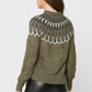 VERO MODA Suéter Amora feminino verde