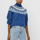 VERO MODA Suéter Feminino Azul