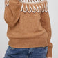 VERO MODA Suéter Amora feminino marrom