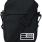 Bolsa tiracolo pequena Jamie masculina Jack &amp; Jones, preta, tamanho regular