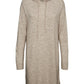 Vestido de malha feminino VERO MODA bege marrom tamanho médio