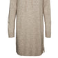 Vestido de malha feminino VERO MODA bege marrom tamanho médio