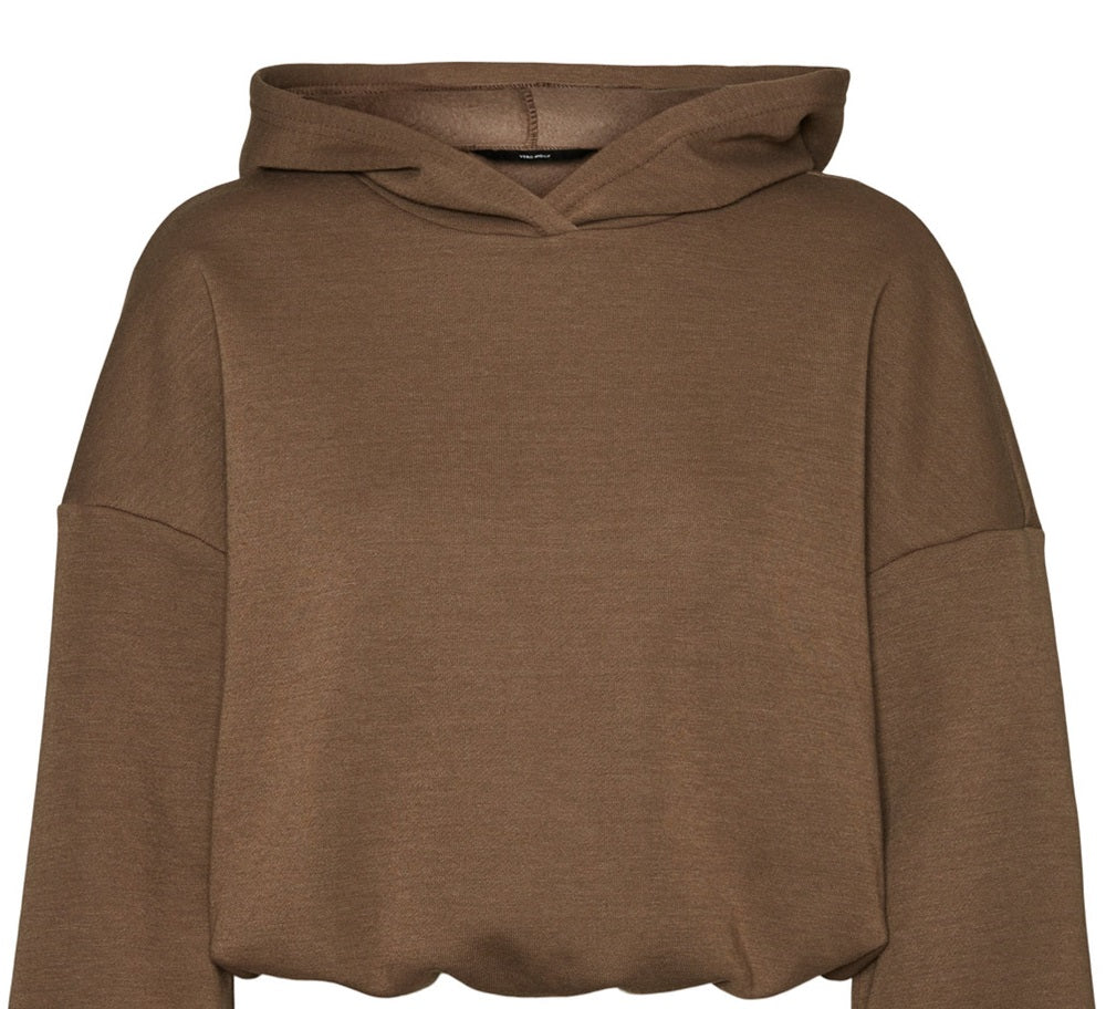 VERO MODA Moletom Feminino Marrom