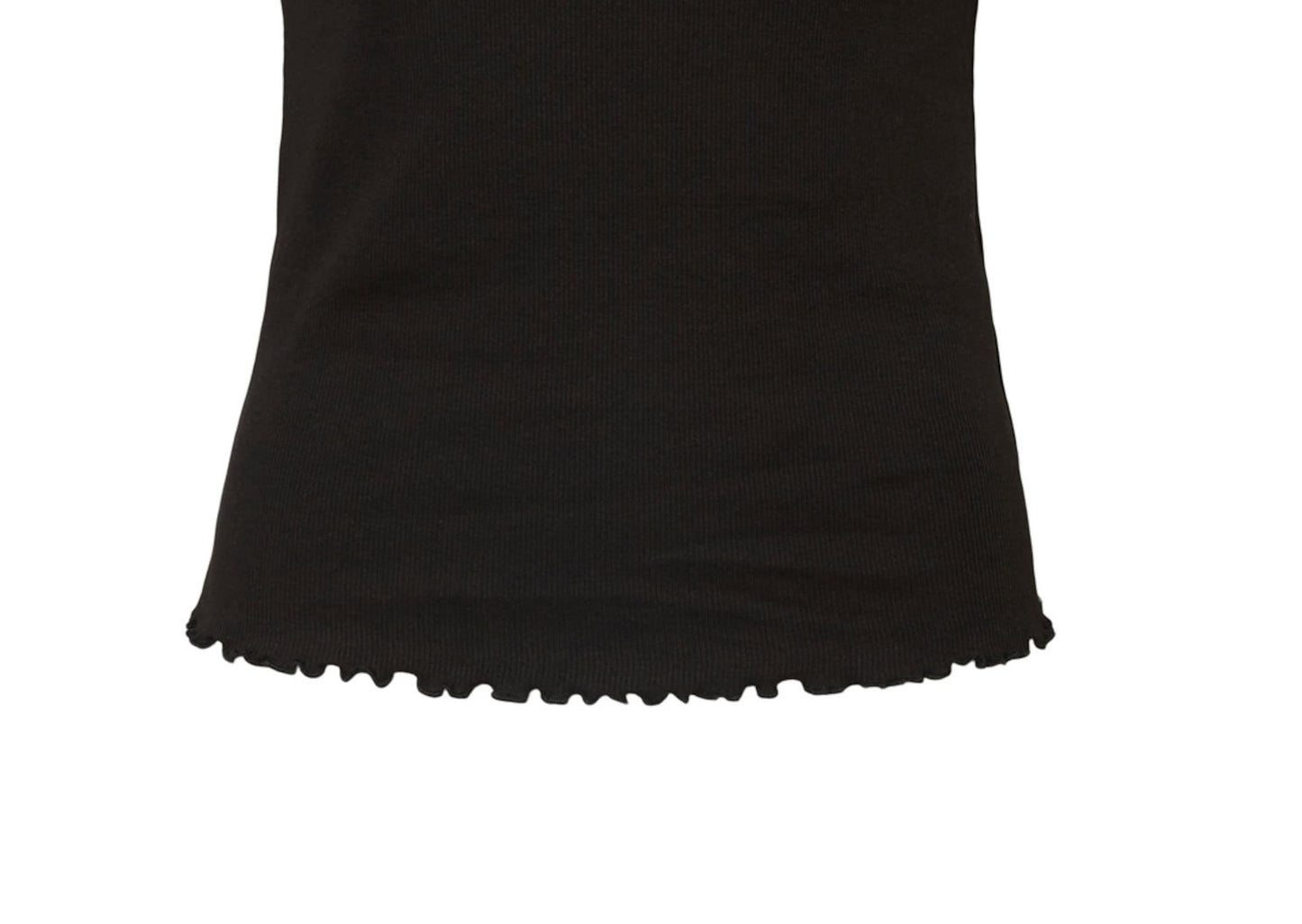 Blusa canelada Gabriella feminina VERO MODA preta