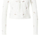 VERO MODA Jeanette Cardigan Feminino Branco Tamanho Médio