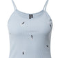 VERO MODA Jeanette Regata Feminina Azul
