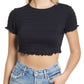 VERO MODA Top Quincey Feminino Preto Tamanho X-Grande