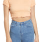 VERO MODA Top Quincey Feminino Laranja Tamanho X-Grande