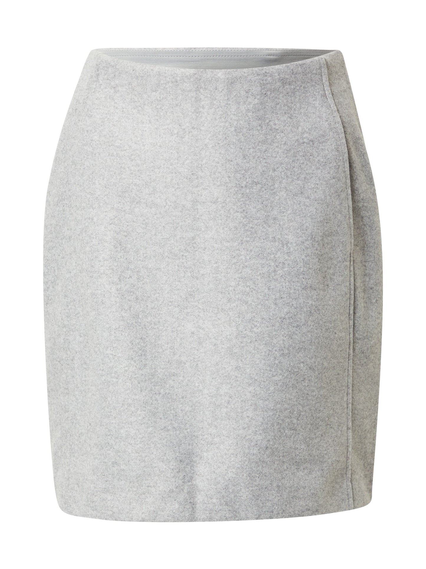 Minissaia reta reciclada feminina VERO MODA cinza tamanho grande