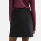 Minissaia reta reciclada feminina VERO MODA preta