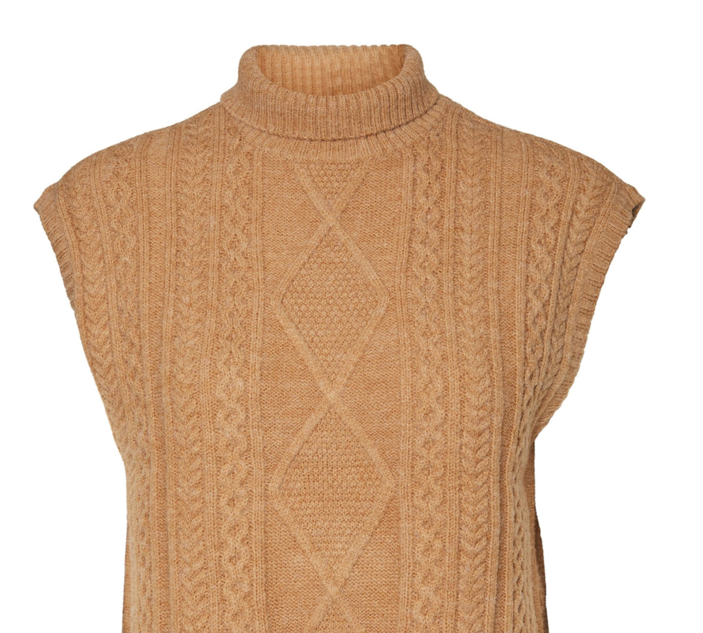 VERO MODA Suéter Feminino Marrom